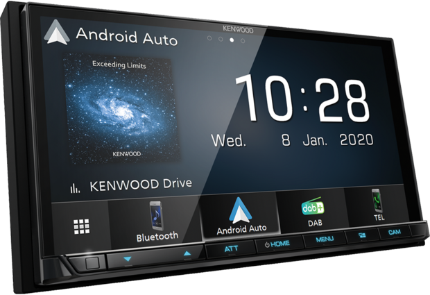 Kenwood DMX7520DABS DAB+ autoradio met Apple Carplay & Android Auto