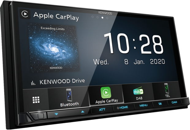Kenwood DMX7520DABS DAB+ autoradio met Apple Carplay & Android Auto