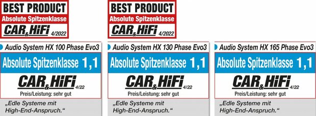 Audio System HX100-PHASE EVO3 high end 10 cm 2-weg compo set 100 watts RMS