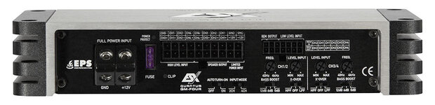 ESX Quantum QM-FOUR-PP micro 4 kanaals versterker 400 watts RMS