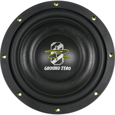 Ground Zero GZHW-10SPL-D2 FLAT subwoofer 10 inch 600 watts RMS DVC 2 ohms