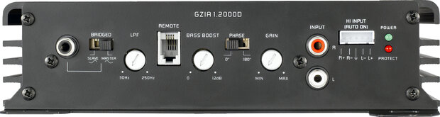 Ground Zero Iridium GZIA1.2000D monoblock versterker 1800 watts RMS 1 ohms