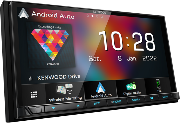 Kenwood DMX8021DABS bluetooth wireless Android Auto & Apple Carplay