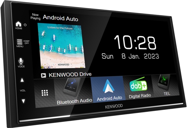 Kenwood DMX7722DABS autoradio wireless Apple Carplay & Android Auto Wifi bluetooth