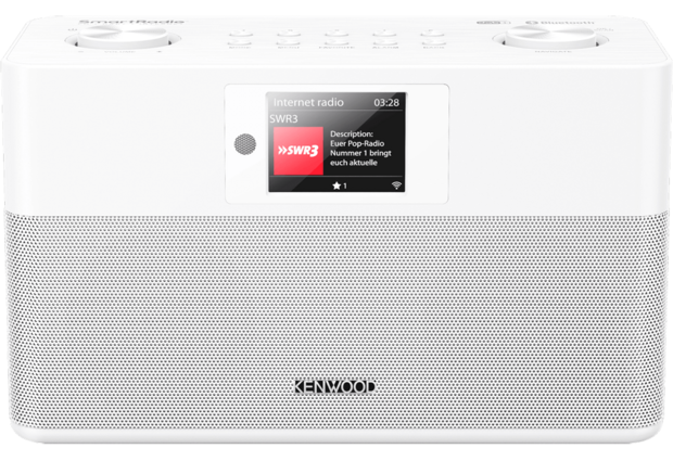 Kenwood CR-ST100S-W compacte internet radio systeem met Spotify DAB+ USB & bluetooth audio