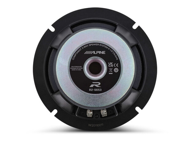 Alpine R2-S652 Hi-Res Audio luidspreker set 16,5cm 2-weg compo 100 watts RMS 4 ohms