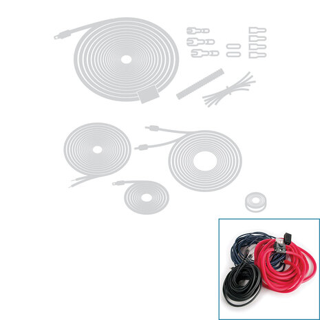 Connection FSK350 kabelset 10mm2 voor aansluiten versterker