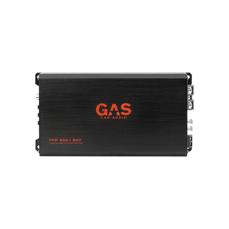 GAS AUDIO TFP500.1-24V mono block versterker 24 volts 500 watts RMS 2 ohms