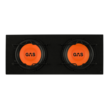 GAS AUDIO MAD B1-210 gesloten subwoofer kist 2 x 10 inch 500 watts RMS 2 ohms