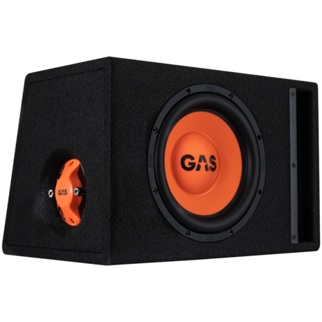 GAS AUDIO MAD B2-110 bassreflex subwoofer kist 10 inch 300 watts RMS 4 ohms