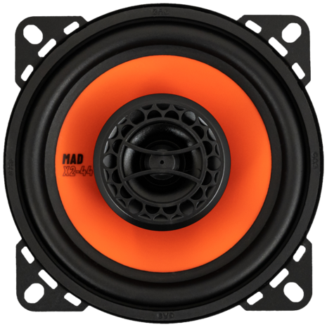 GAS AUDIO MAD X2-44 luidspreker set 10 cm 2-weg 60 watts RMS 4 ohms