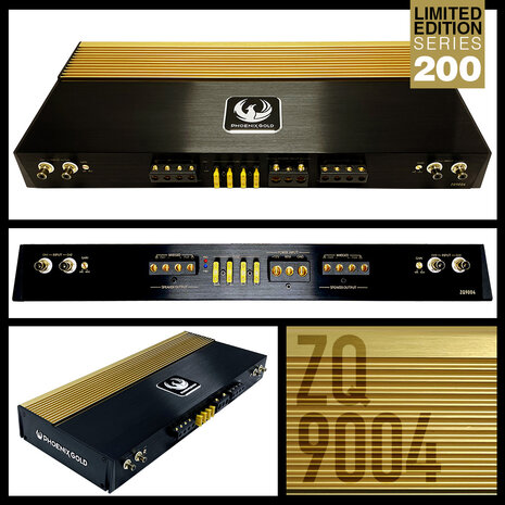 Phoenix Gold ZQ9004 high end SQ 4 kanaals versterker 920 watts RMS