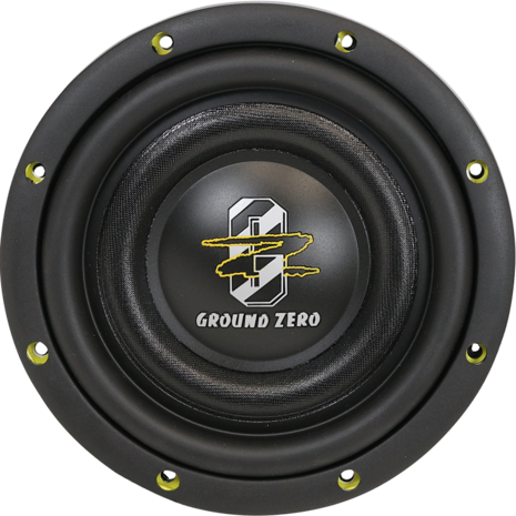 Ground Zero GZHW-8SPL-D2 FLAT subwoofer 8 inch 500 watts RMS DVC 2 ohms
