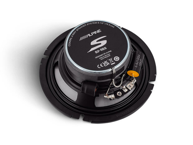 Alpine S2-S65 Hi-Res Audio luidspreker set 16,5 cm 80 watts RMS 4 ohms