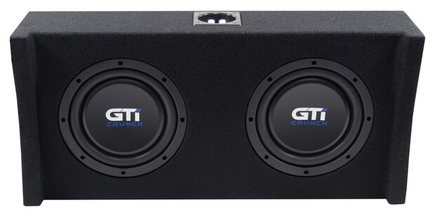 Crunch GTi200S "downfire" gesloten subwoofer kist 8 inch 200 watts RMS