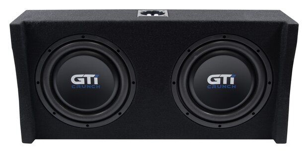 Crunch GTi250S "downfire" gesloten subwoofer kist 10 inch 250 watts RMS