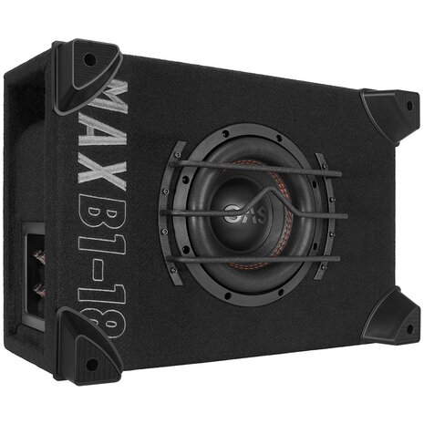 GAS AUDIO MAX B1-18 bassreflex kist 8 inch 500 watts RMS DVC 2 ohms