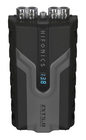 Hifonics Zeus ZXT5.0 hybride powercap 5 farad met voltage display