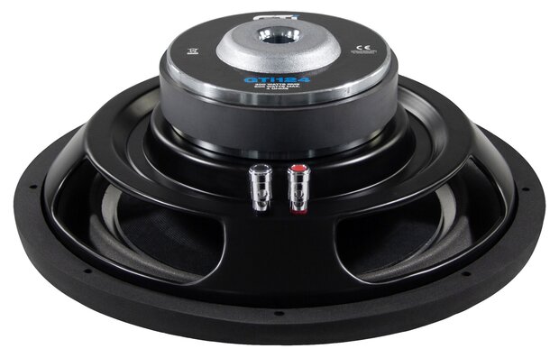 Crunch GTi124 shallow mount "FLAT" subwoofer 12 inch 300 watts RMS 4 ohms 