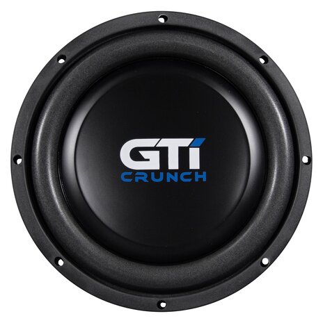 Crunch GTi104 shallow mount "FLAT" subwoofer 10 inch 250 watts RMS 4 ohms