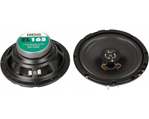 ACV EL165 Diesis luidspreker set 16,5 cm 2-weg coaxiaal 50 watts RMS 4 ohms