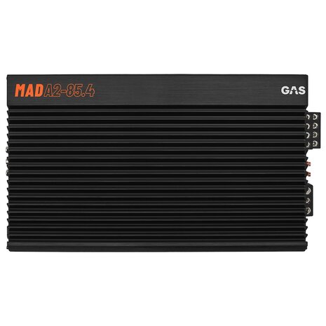 GAS AUDIO MAD A2-85.4 versterker 4 kanaals 480 watts RMS