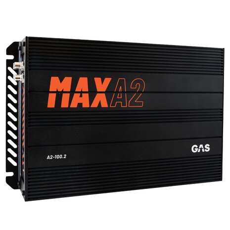 GAS AUDIO MAX A2-100.2 versterker 2 kanaals 320 watt RMS