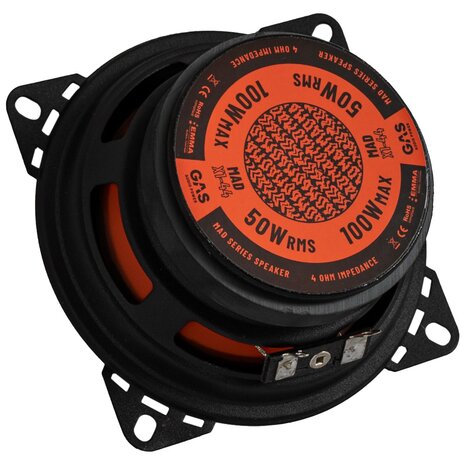 GAS AUDIO MAD X1-44 luidspreker set 10 cm 50 watts RMS 4 ohms