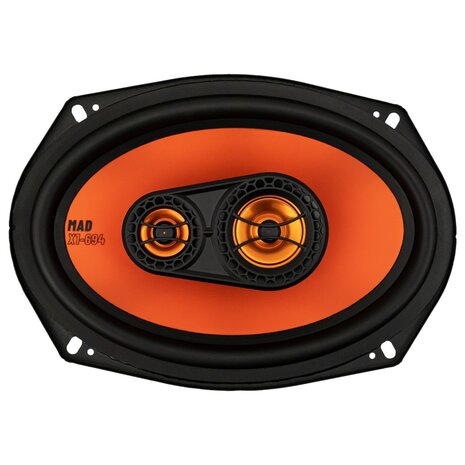 GAS AUDIO MAD X1-694 luidspreker set 6 x 9 inch 100 watts RMS 4 ohms