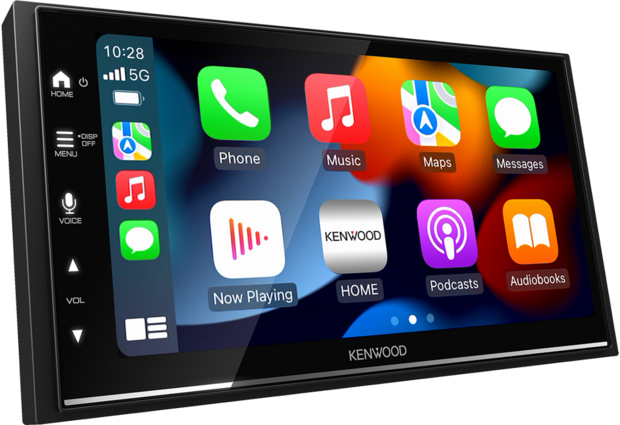 Kenwood DMX7722DAB-CAMPER sygic navigatie bluetooth wireless Android Auto & Apple Carplay