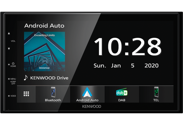 Kenwood DMX5020DAB-CAMPER sygic navigatie bluetooth Android Auto & Apple Carplay