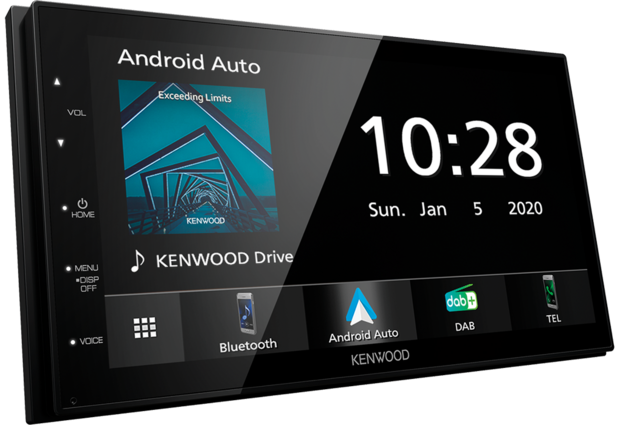 Kenwood DMX5020DAB-CAMPER sygic navigatie bluetooth Android Auto & Apple Carplay