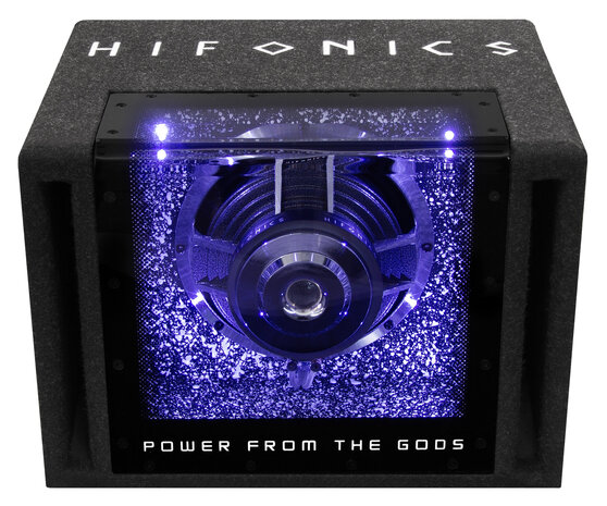 Hifonics Zeus ZX8BP bandpass kist 8 inch 300 watts RMS 4 ohms met LED