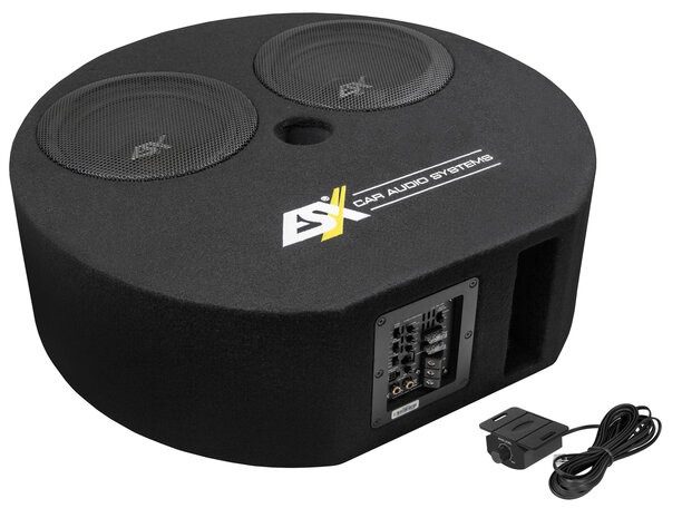 ESX DBX800A actieve reservewiel bass-reflex kist 2 x 8 inch 400 watts RMS