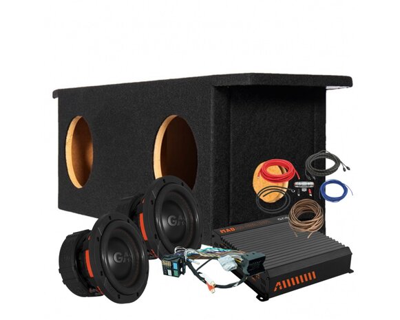 GAS SKODA ENYAQ PACK custom 2 x 6.5 inch subwoofer systeem voor de Skoda Enyaq