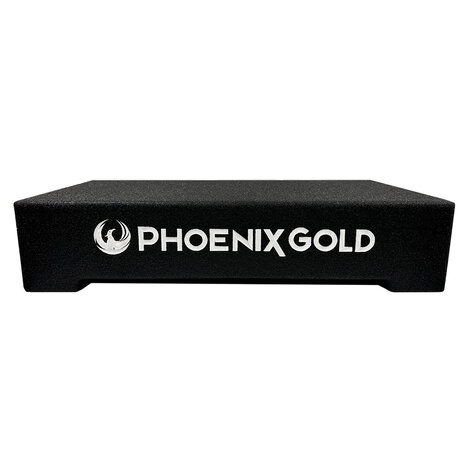 Phoenix Gold ZX28PBS slim fit downfire 8 inch subwoofer kist 150 watts RMS DVC 2 ohms