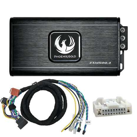 Phoenix Gold ZXMPN1 plug & play power upgrade 4 kanaals versterker kit voor Nissan 2003->