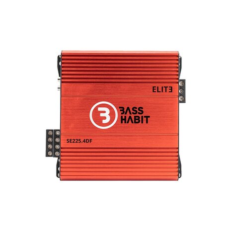 Bass Habit SPL Elite SE225.4DF versterker 4 kanaals 900 watts RMS