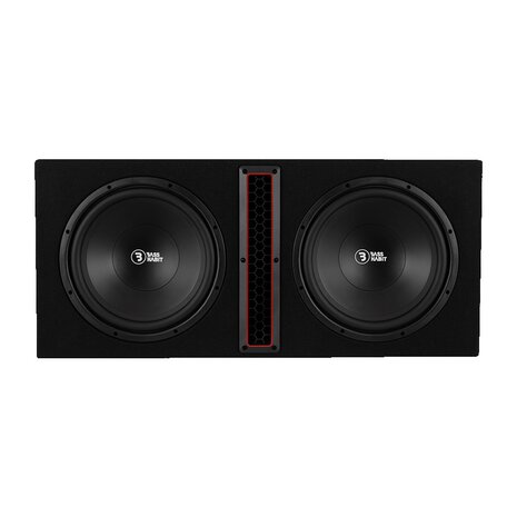 Bass Habit Play P212 dubbele 12 inch bassrelfex kist 300 watts RMS DVC 4 ohms