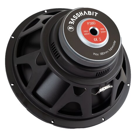 Bass Habit Play P380 subwoofer 15 inch 200 watts RMS 4 ohms