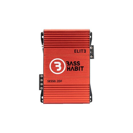 Bass Habit Elite 550.2DF versterker 4 kanaals 1100 watts RMS