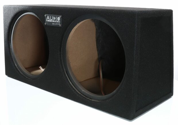 Audio System G12-2 EVO lege gesloten subwoofer kist dubbel 12 inch subwoofers