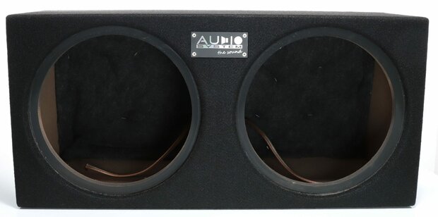 Audio System G12-2 EVO lege gesloten subwoofer kist dubbel 12 inch subwoofers