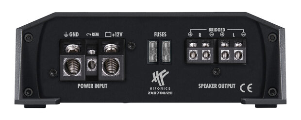 Hifonics Zeus ZXR700.2E versterker 2 kanaals 700 watts RMS