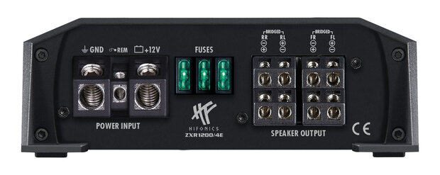 Hifonics Zeus ZXR1200.4E versterker 4 kanaals 1200 watts RMS
