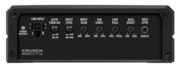 Crunch Gravity GTX2250.1D mono block versterker 1125 watts RMS 1 ohms