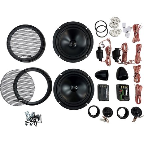 Ground Zero Radio Active GZRC165.2SQ-IVX compo set 16,5 cm 2-weg 120 watts RMS