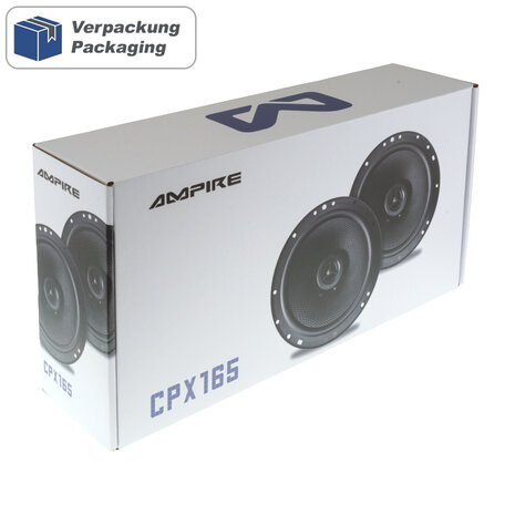 Ampire CPX165 luidspreker set 16,5 cm 80 watts RMS 4 ohms