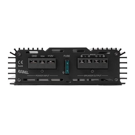Bass Habit Rebel RA500W versterker 2 kanaals 250 watts RMS