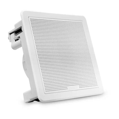 Fusion FM-F77SW vierkante marine luidspreker wit inbouw 20 cm 50 watts RMS 4 ohms
